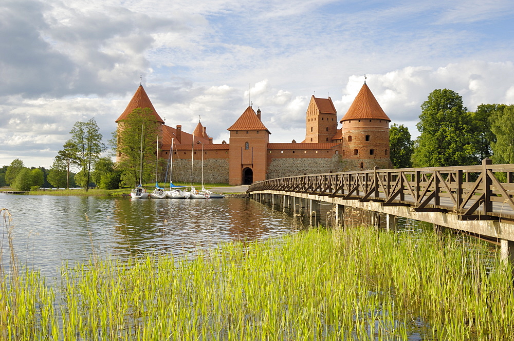 Trakai Castle, Trakai, near Vilnius, Lithuania, Baltic States, Europe