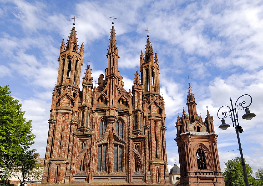 St. Anne's church, Vilnius, UNESCO World Heritage Site, Lithuania, Baltic States, Europe