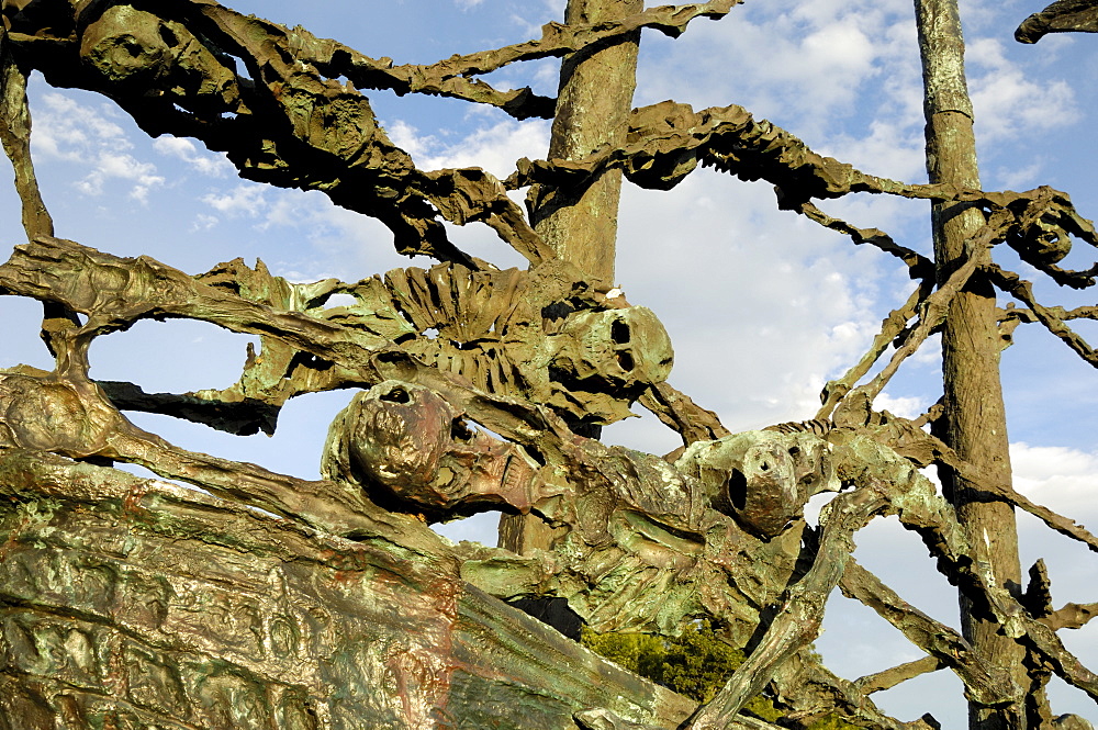 National Famine Monument, commemorating 150 year anniversary of the Irish Famine, Murrisk, near Westport, County Mayo, Connacht, Republic of Ireland, Europe