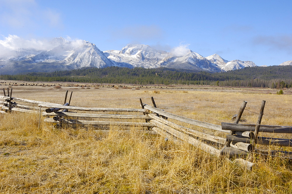 Sawtooth Mountains, Sawtooth Wilderness, Sawtooth National Recreation Area, Rocky Mountains, Idaho, United States of America, North America