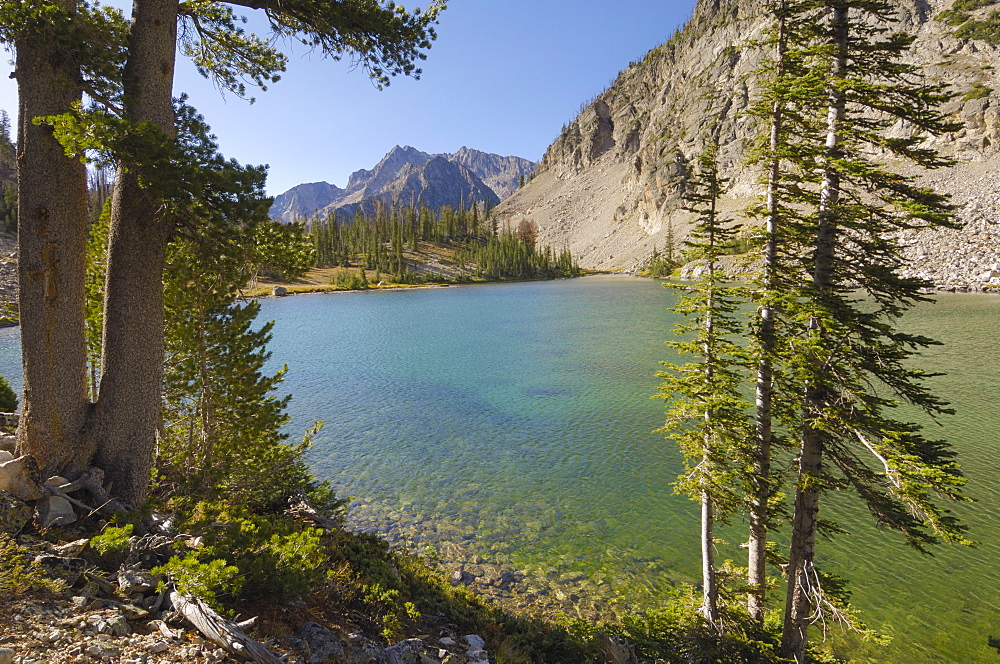 Sawtooth Mountains, Sawtooth Wilderness, Sawtooth National Recreation Area, Rocky Mountains, Idaho, United States of America, North America