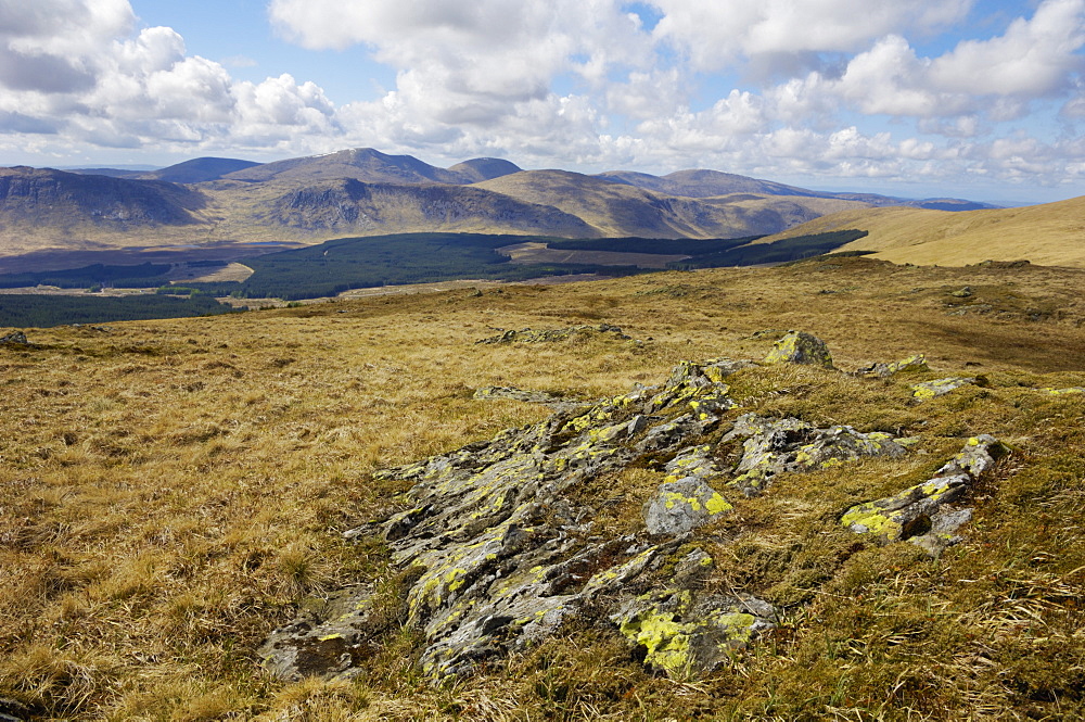 Galloway Hills from Rhinns of Kells, Dumfries and Galloway, Scotland, United Kingdom, Europe