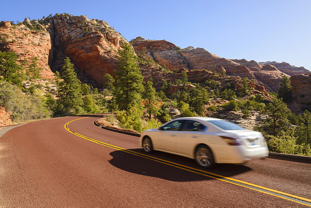 Eastern section of Zion National Park, Utah, United States of America, North America