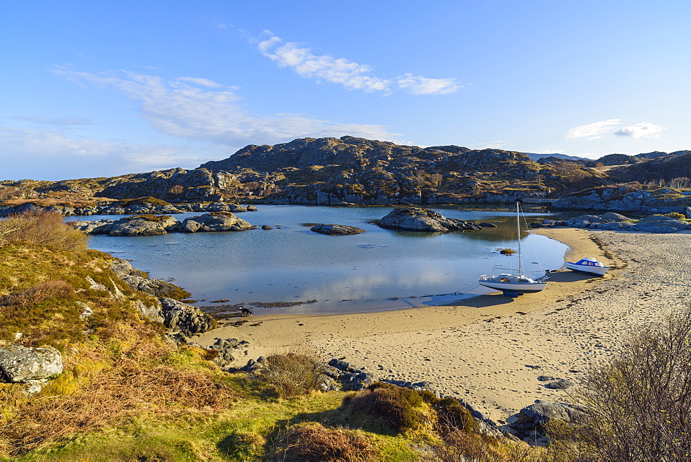 Ardtoe beach, Ardnamurchan Peninsula, Lochaber, Highlands, Scotland, United Kingdom, Europe