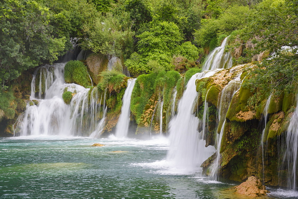 Skradinski Buk, waterfalls, Krka National Park, Croatia, Europe