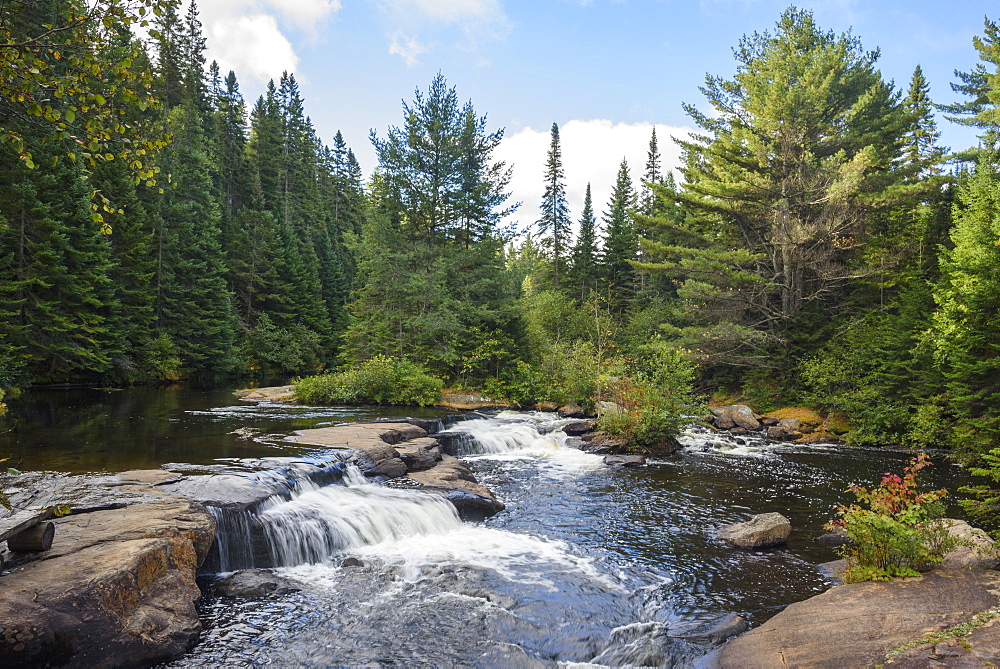 Waterfalls in Algonquin Provincial Park, Ontario, Canada, North America