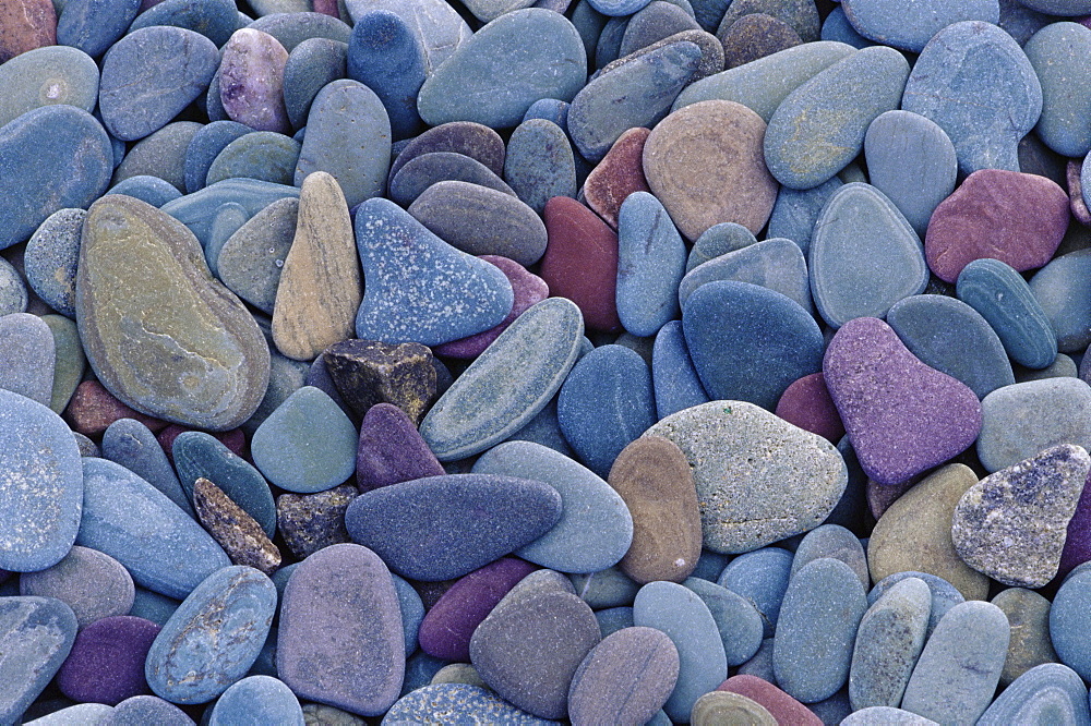 Pebbles at St. Mary Lake, Glacier National Park, Montana, United States of America, North America