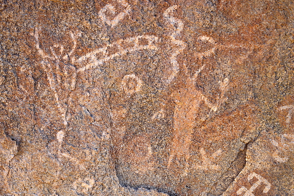 Pictographs, Alabama Hills, Inyo National Forest, California, United States of America, North America