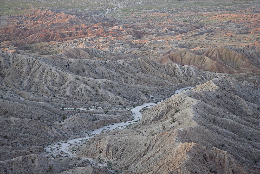 Badlands from Font's Point, Anza-Borrego Desert State Park, California, United States of America, North America