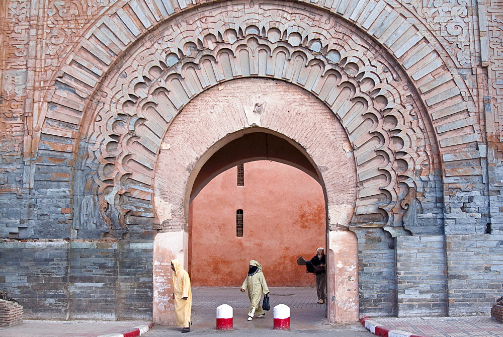 Bab Agnaou (Bab Er Rob), Marrakech (Marrakesh), Morocco, North Africa, Africa