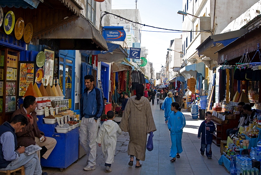 The old city, Essaouira, Morocco, North Africa, Africa