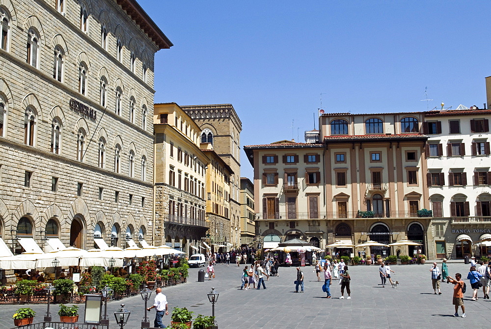 Piazza dlla Signoria, Florence, UNESCO World Heritage Site, Tuscany, Italy, Europe