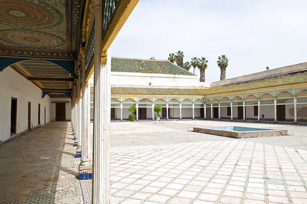 Bahia Palace, Marrakech, Morocco, North Africa, Africa