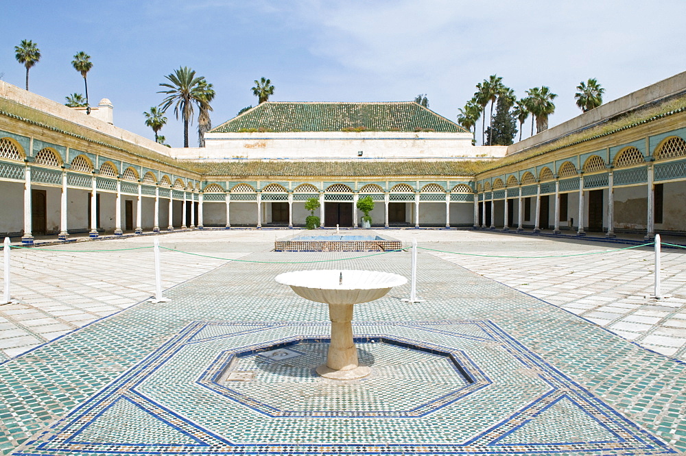 Bahia Palace, Marrakech, Morocco, North Africa, Africa