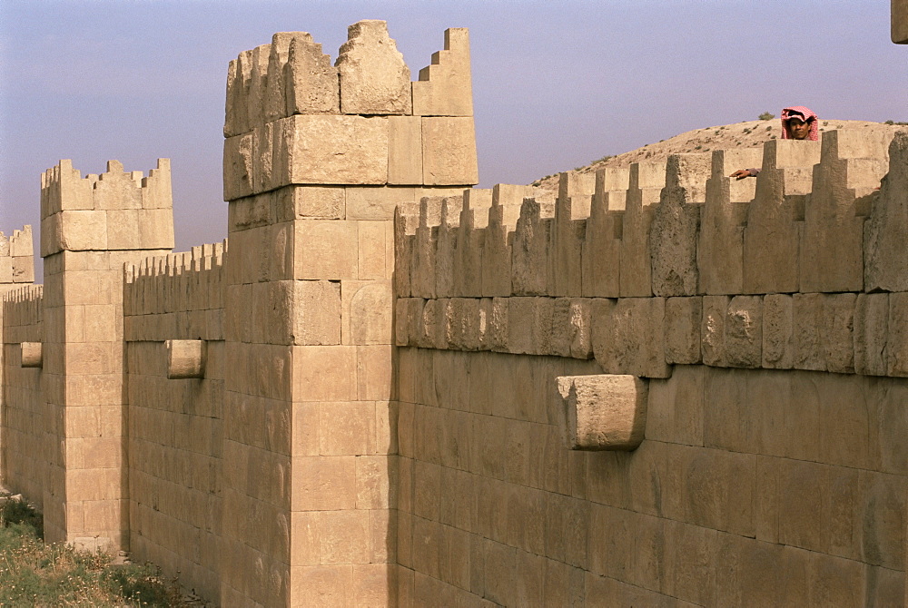 Boundary wall, Nineveh, Iraq, Middle East