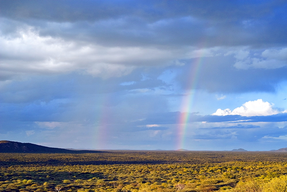 Rainbows, Ongava Game Reserve, Namibia, Africa