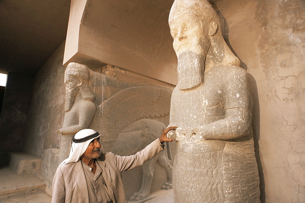 Archaeological area, Nimrud, Iraq, Middle East