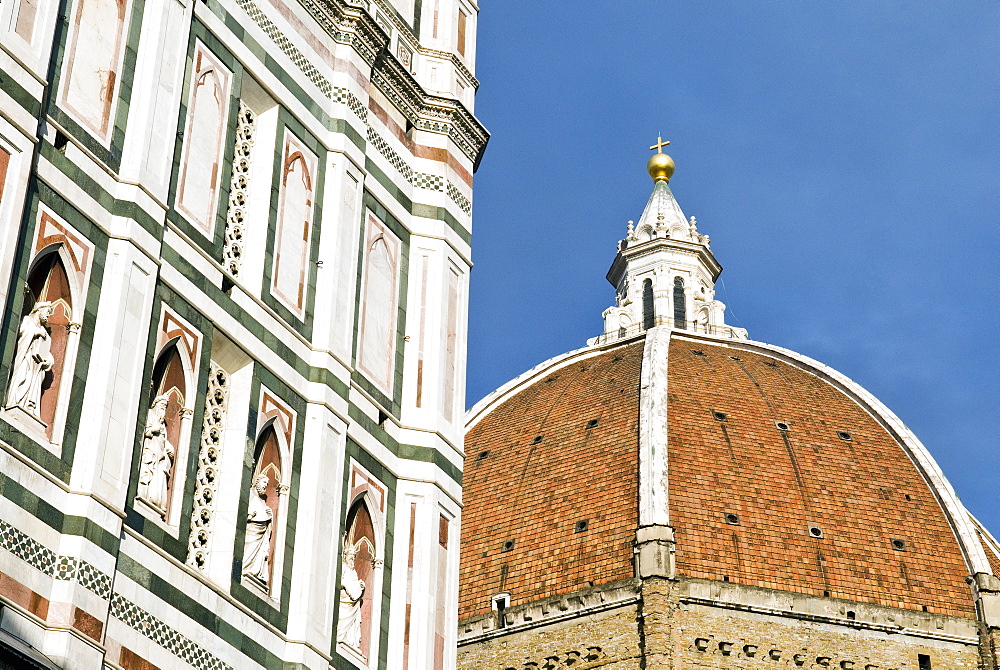 The Dome of Brunelleschi, Cathedral of Santa Maria del Fiore (Duomo), UNESCO World Heritage Site, Florence, Tuscany, Italy, Europe