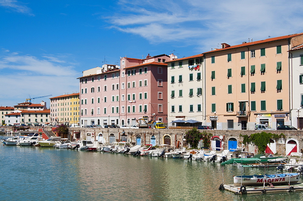 Venice district (Quartiere Venezia), Livorno, Tuscany, Italy, Europe