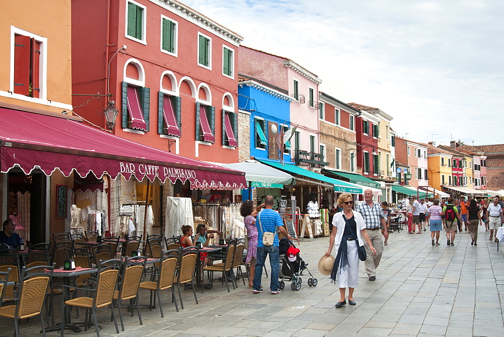 Burano Island, Venice, UNESCO World Heritage Site, Veneto, Italy, Europe