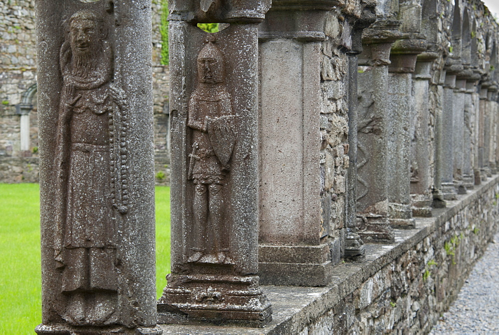 Jerpoint Abbey, County Kilkenny, Leinster, Republic of Ireland (Eire), Europe