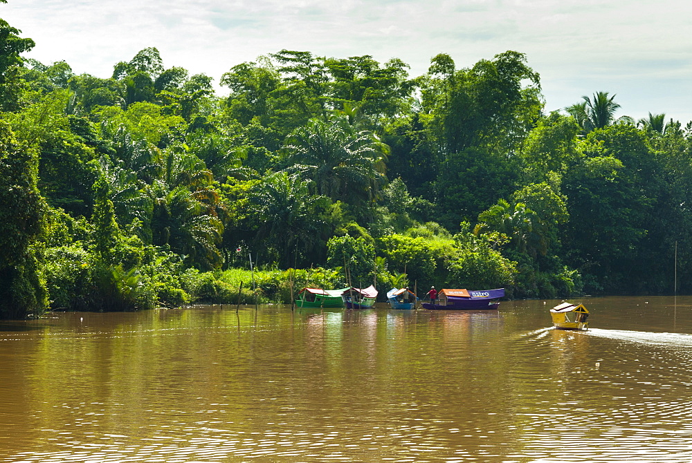 Sarawak River (Sungai Sarawak), Kuching, Sarawak, Malaysian Borneo, Malaysia, Southeast Asia, Asia,