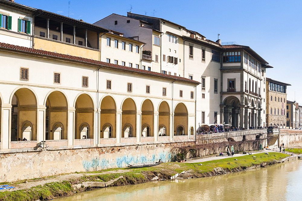 Galleria Vasariana and Uffizi, Florence (Firenze), UNESCO World Heritage Site, Tuscany, Italy, Europe