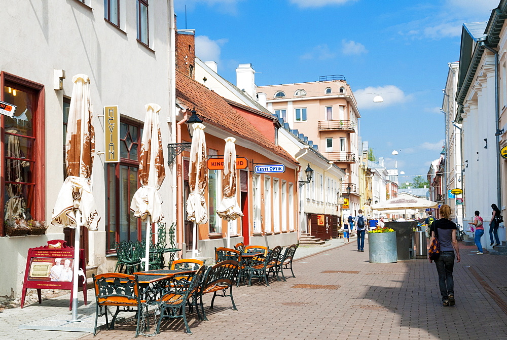 Ruutli street, Tartu, Estonia, Baltic States, Europe