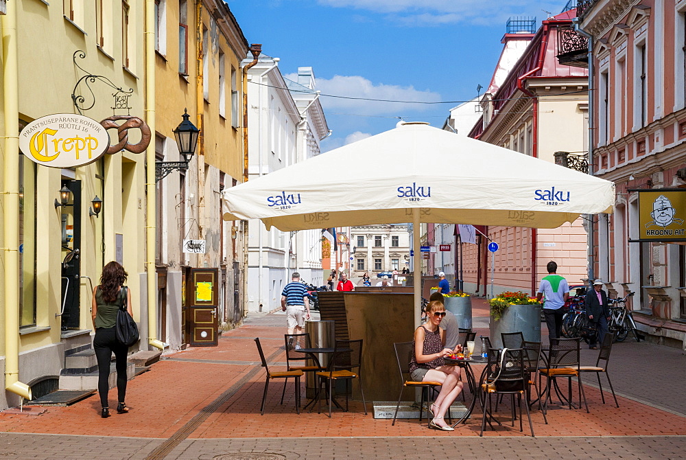 Ruutli street, Tartu, Estonia, Baltic States, Europe