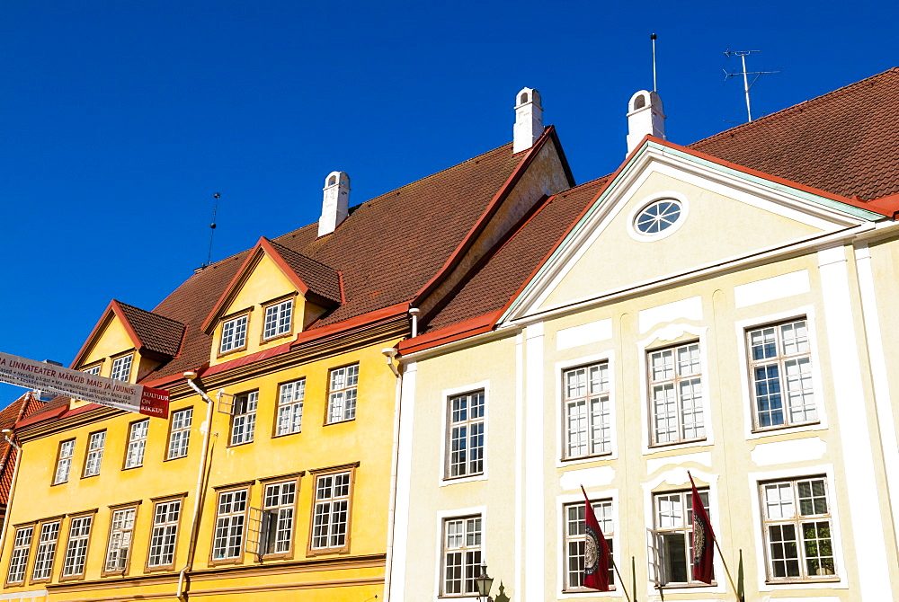 Building at Lai Street, Old Town, UNESCO World Heritage Site, Tallinn, Estonia, Baltic States, Europe