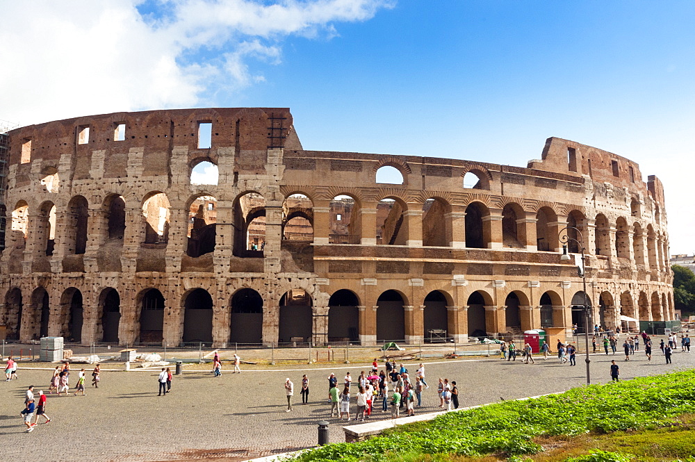 Colosseum or Flavian Amphitheatre, Rome, Unesco World Heritage Site, Latium, Italy, Europe