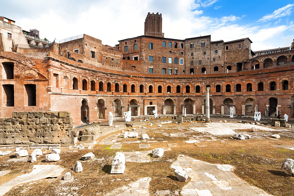 Trajan's Forum, Rome, Unesco World Heritage Site, Latium, Italy, Europe