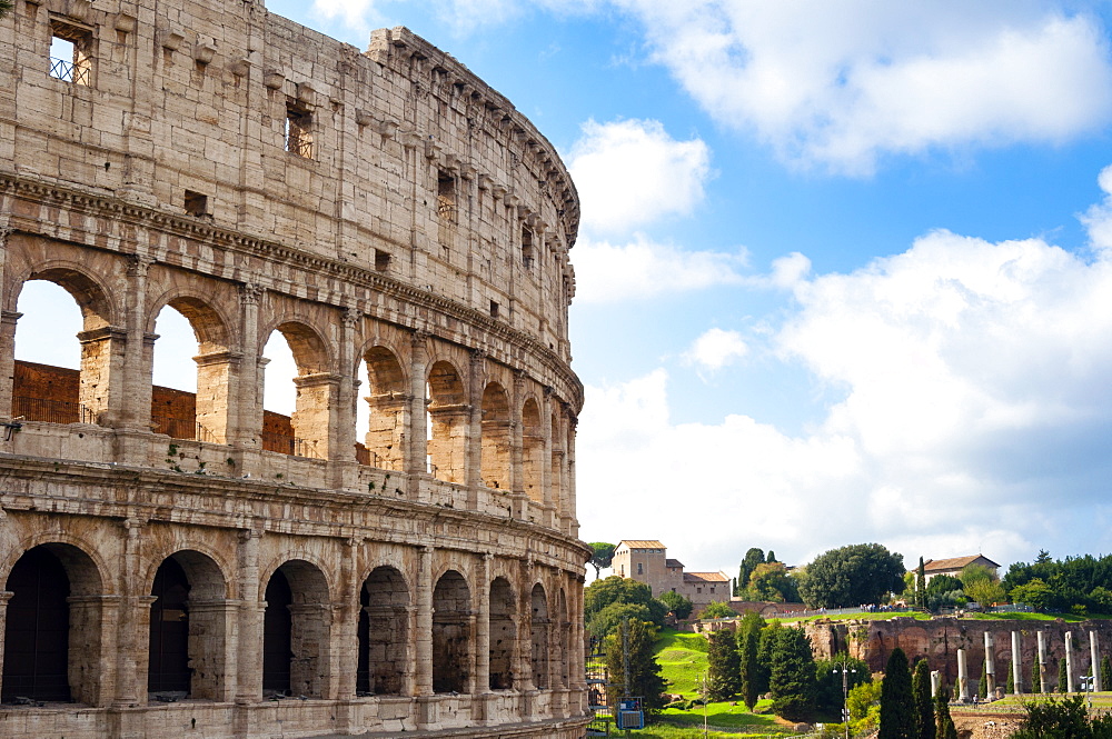 Colosseum (Flavian Amphitheatre), UNESCO World Heritage Site, Rome, Lazio, Italy, Europe