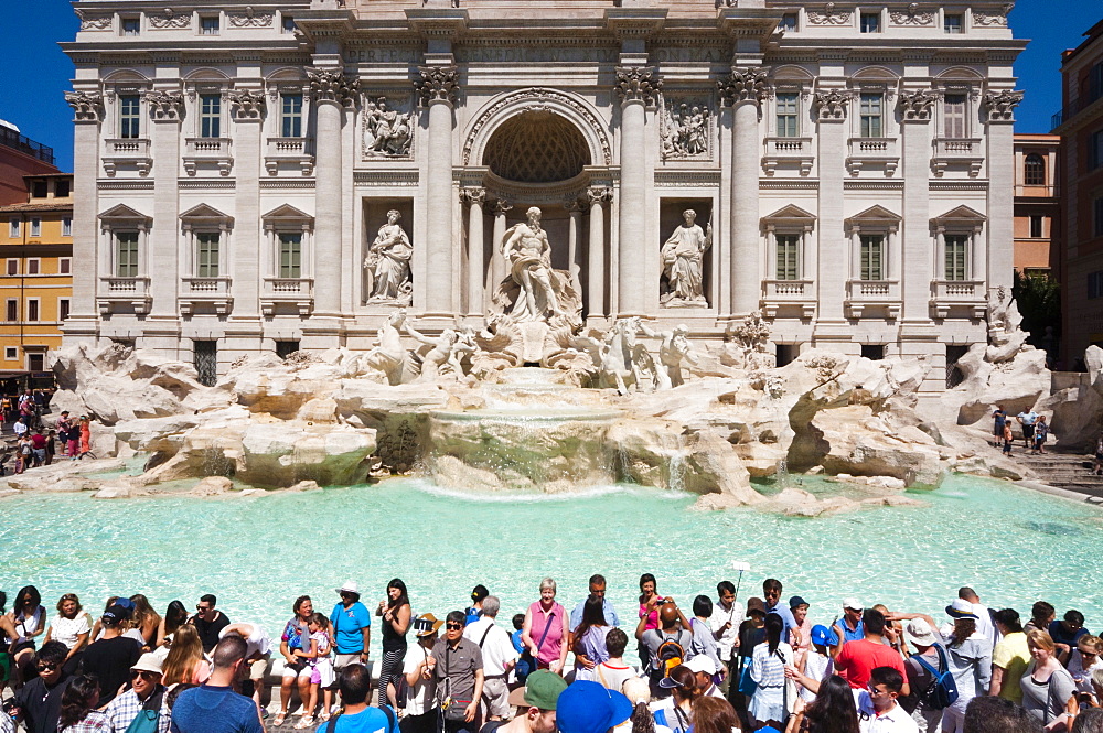 Trevi Fountain, UNESCO World Heritage Site, Rome, Lazio, Italy, Europe