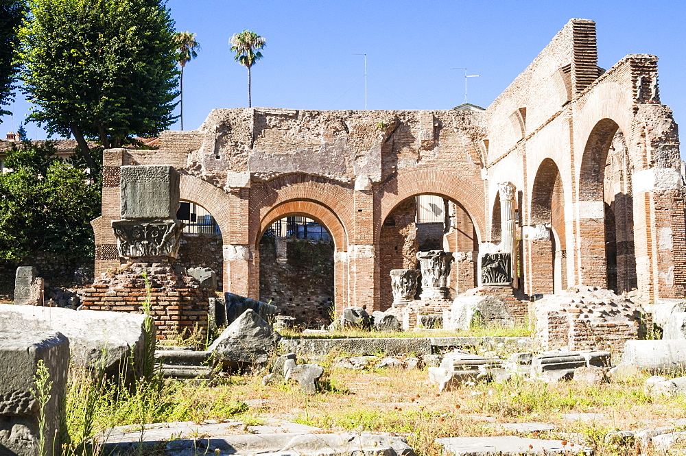 Basilica Julia, Roman Forum, UNESCO World Heritage Site, Rome, Lazio, Italy, Europe