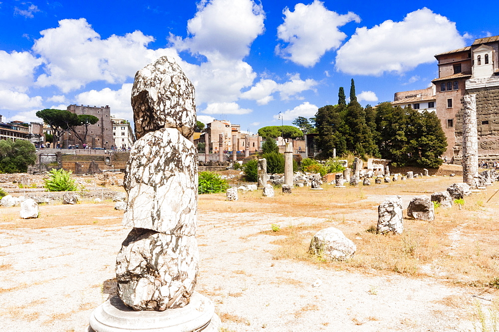 Remains of Basilica Aemilia, Roman Forum, UNESCO World Heritage Site, Rome, Lazio, Italy, Europe