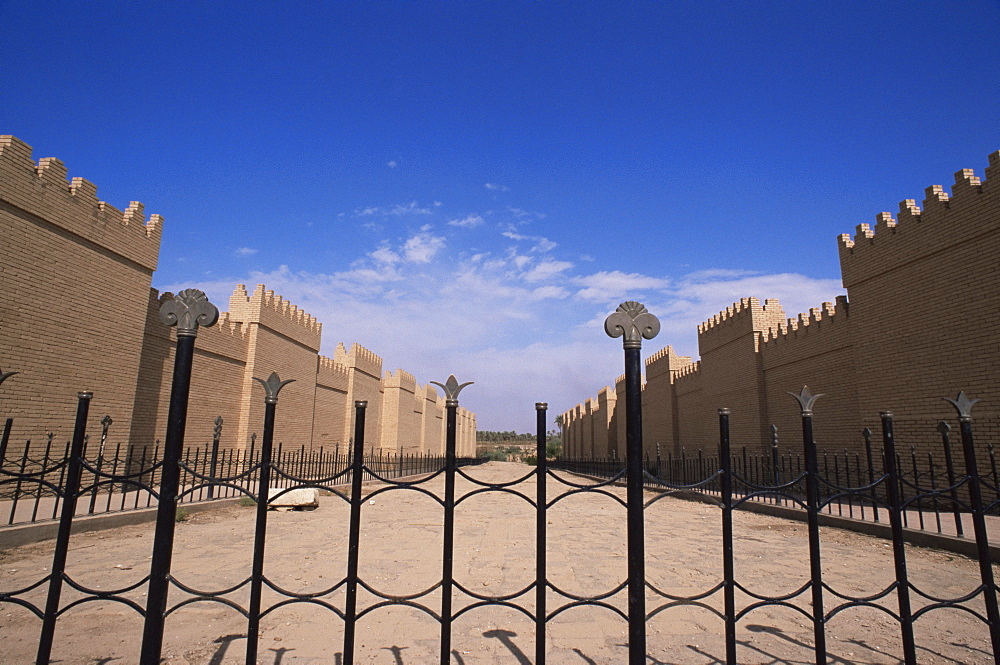 Processional street, Babylon, Iraq, Middle East