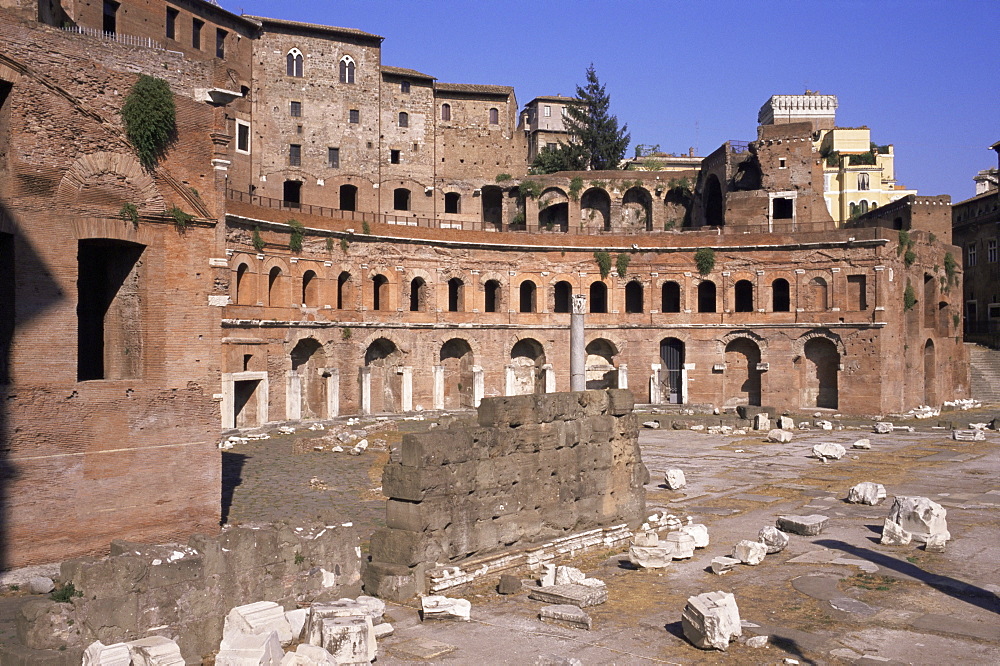 Forum and markets of Trajan, Rome, Lazio, Italy, Europe