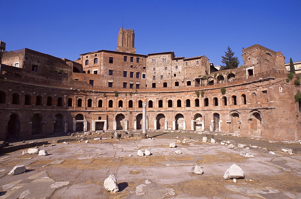 Forum and markets of Trajan, Rome, Lazio, Italy, Europe