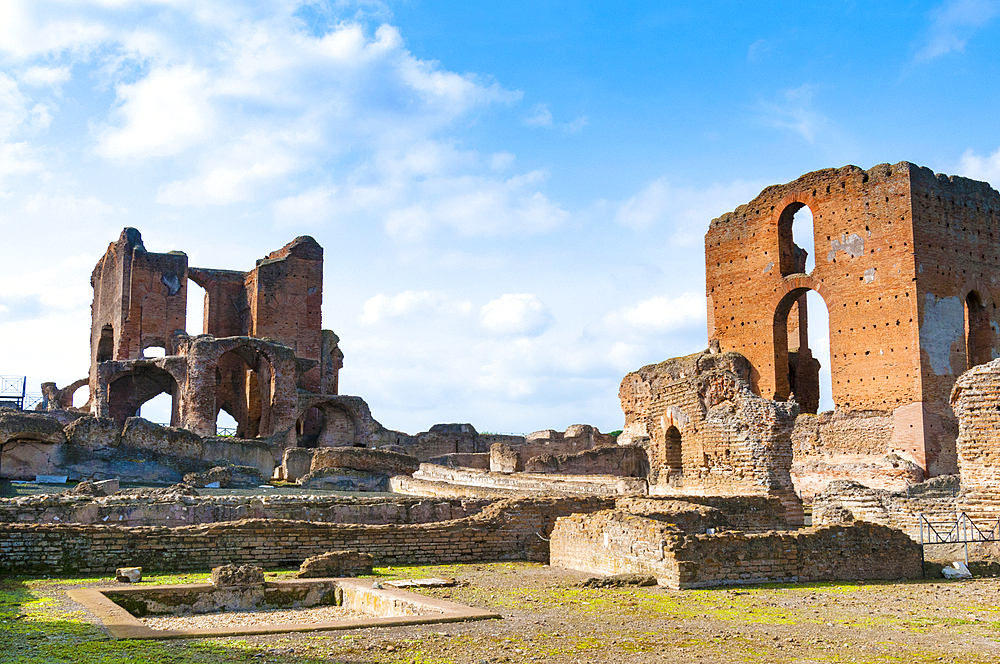 Terme, Baths, Roman Villa of Quintilii, Appian Way, Rome, Latium (Lazio), Italy, Europe