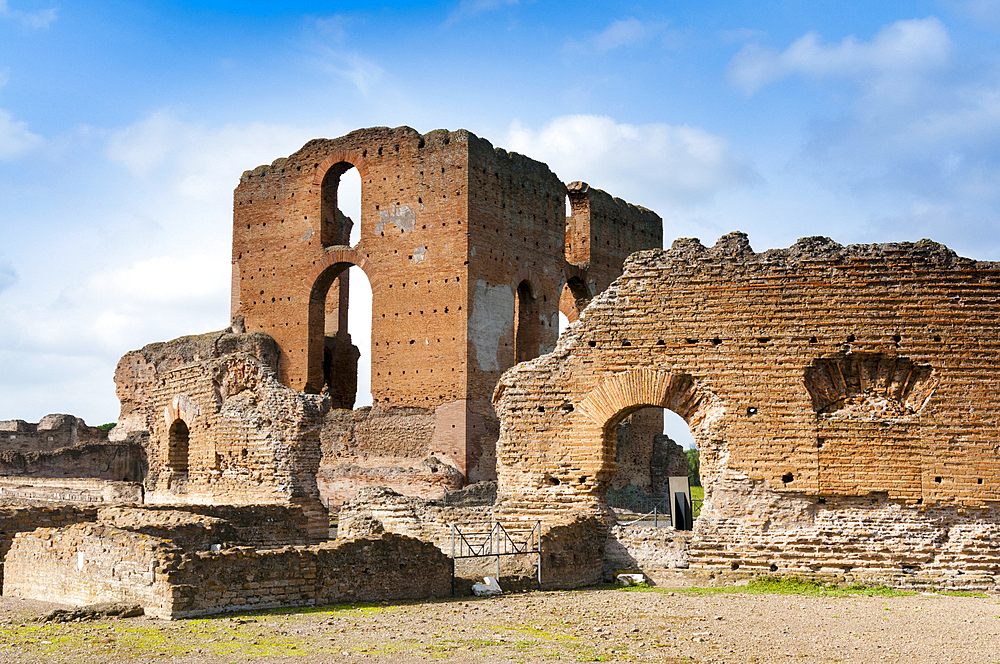 Terme, Baths, Roman Villa of Quintilii, Appian Way, Rome, Latium (Lazio), Italy, Europe