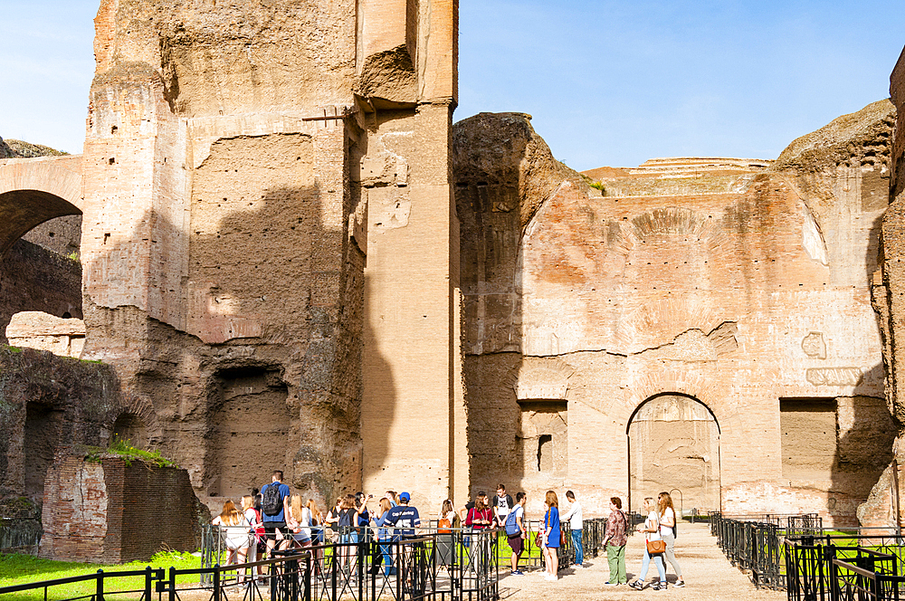 Frigidarium, Baths of Caracalla, UNESCO World Heritage Site, Rome, Latium (Lazio), Italy, Europe