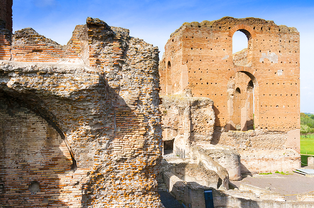 Frigidarium, Terme, Baths, Roman Villa of Quintilii, Appian Way, Rome, Latium (Lazio), Italy, Europe