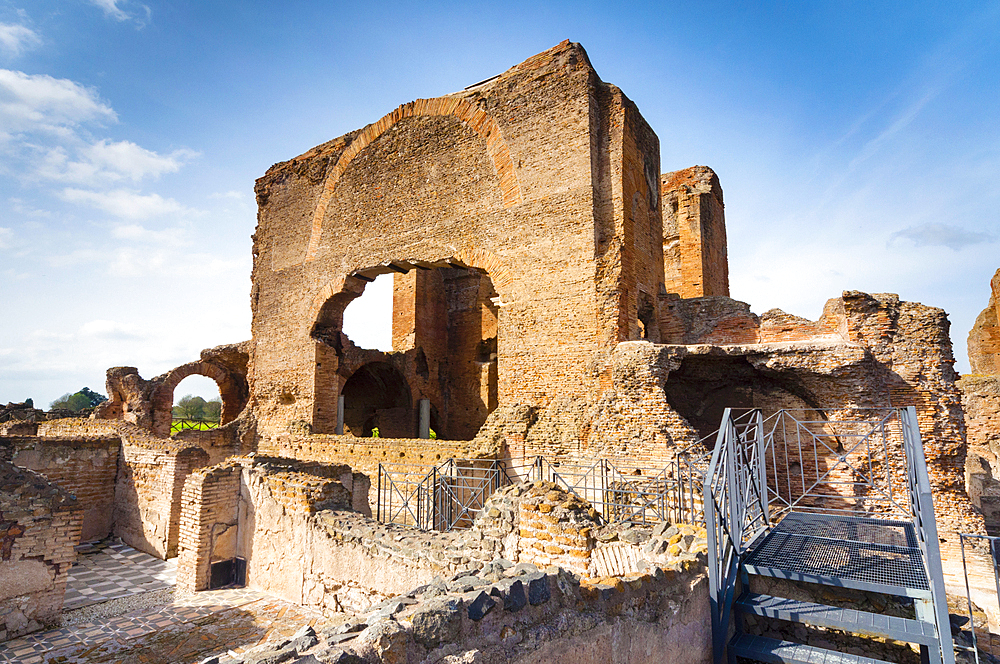 Frigidarium, Baths, Roman Villa of Quintilii, Appian Way, Rome, Latium (Lazio), Italy, Europe