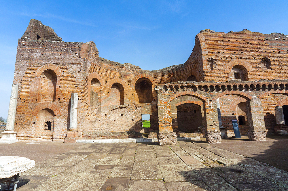 Great Nymphaeum at Roman Villa of Quintilii, Appian Way, Rome, Latium (Lazio), Italy, Europe