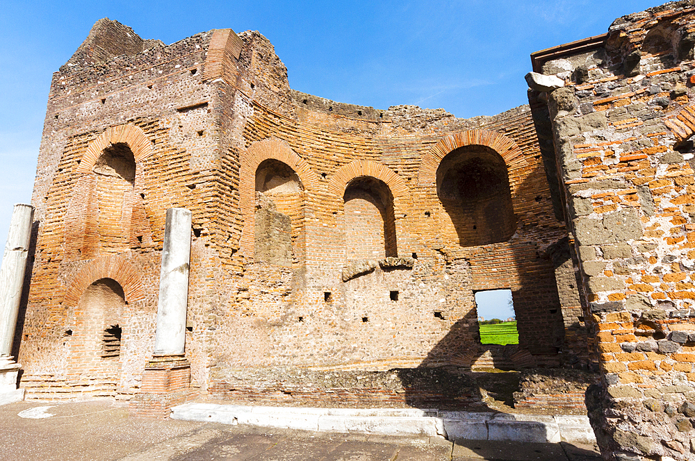 Great Nymphaeum at Roman Villa of Quintilii, Appian Way, Rome, Latium (Lazio), Italy, Europe