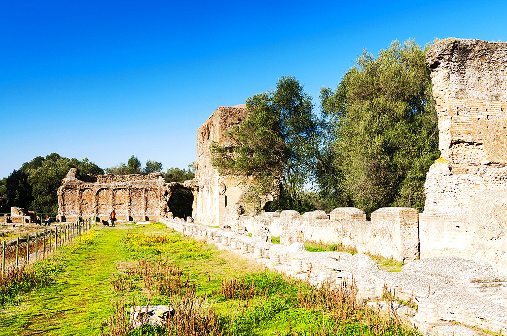 Piazza d'Oro (Golden Square), Hadrian's Villa, UNESCO World Heritage Site, Tivoli, Province of Rome, Latium (Lazio), Italy, Europe