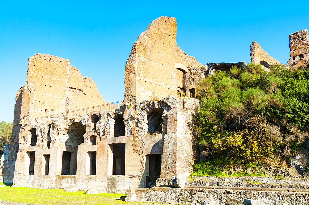 Ruins of Hadrian's Villa, UNESCO World Heritage Site, Tivoli, Province of Rome, Latium (Lazio), Italy, Europe