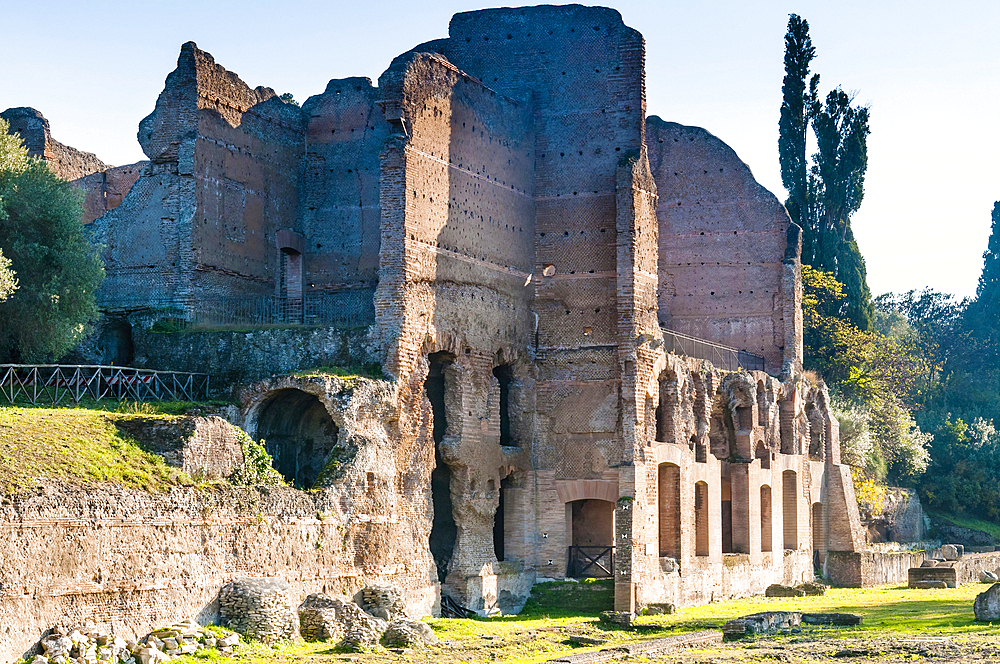 Ruins of Palace, Hadrian's Villa, UNESCO World Heritage Site, Tivoli, Province of Rome, Latium (Lazio), Italy, Europe