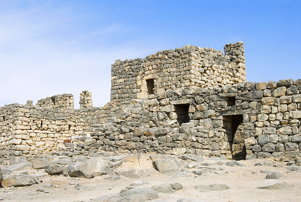 Qasr al Azraq Fort, T.E. Lawrence's Headquarters in 1917, Jordan, Middle East